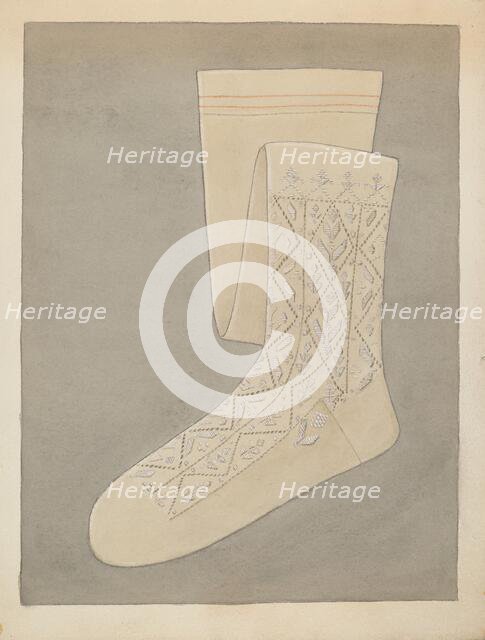 Stockings, c. 1937. Creator: Rosalia Lane.