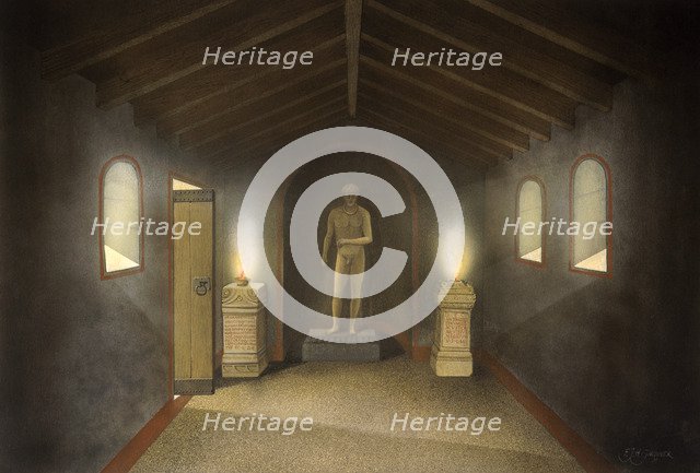 Benwell Roman Temple, c2nd century, (1990-2010). Artist: Frank Gardiner.