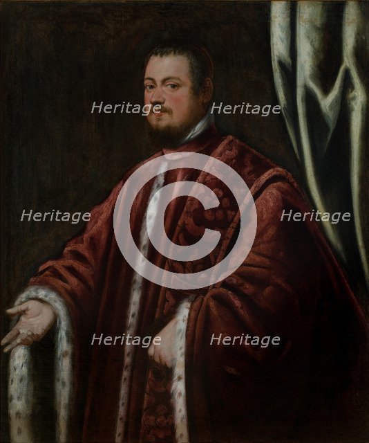 Portrait of Nicolò da Ponte. Artist: Tintoretto, Domenico (1560-1635)
