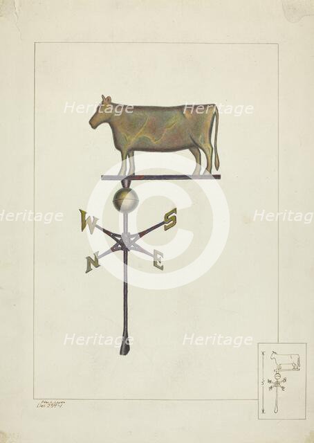 Weather Vane, c. 1938. Creator: Edward L Loper.