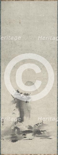 Haboku, Splashed Ink Landscape, 1400s-early 1500s century. Creator: Sessh? T?y? (Japanese, 1420-1506).