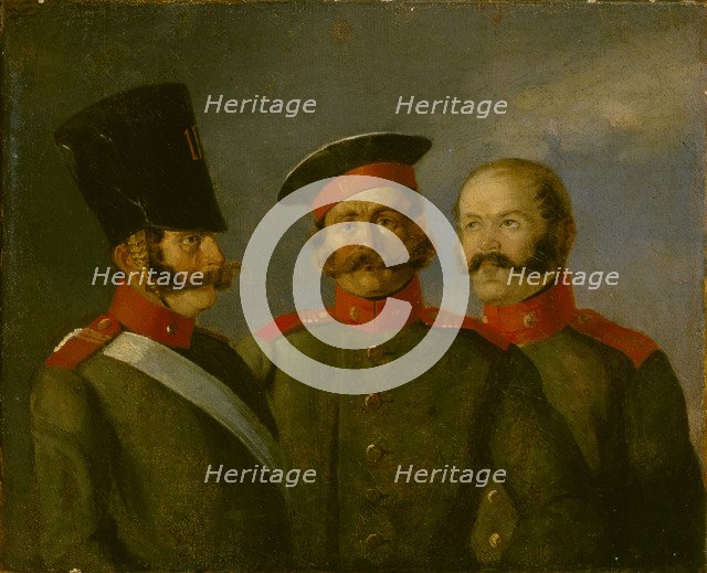 Tsar's Nicholas I Life Guards, Second quarter of the 19th cen. Artist: Sauerweid, Alexander Ivanovich (1783-1844)