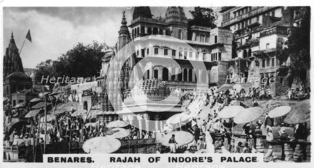 Rajah of Indore's Palace, Benares, India, c1925. Artist: Unknown