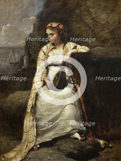 Haydée. Artist: Corot, Jean-Baptiste Camille (1796-1875)
