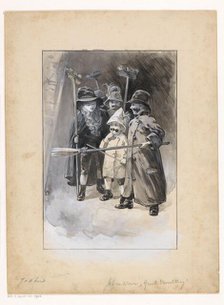 Five children in fancy dress, 1870-1937.  Creator: Willem Wenckebach.