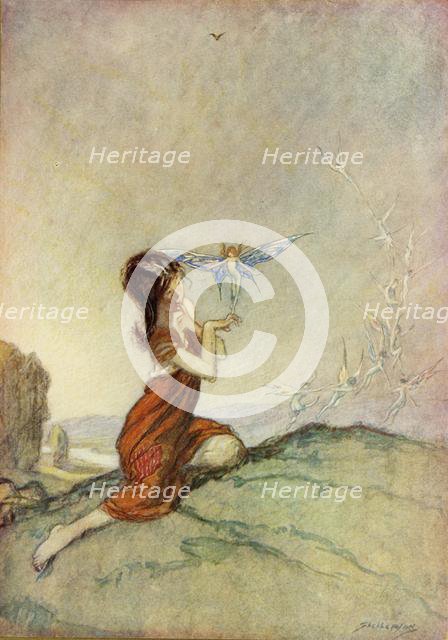 'A Spell for a Fairy', 1914. Creator: Claude Allin Shepperson.