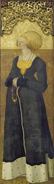 Portrait of Margarete Stalburg, née vom Rhein (1484–1550), 1504. Creator: Master of the Stalburg Portraits.