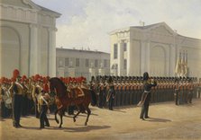 The Leib Guard Izmailovo Regiment, 1846. Artist: Ladurner, Adolphe (1798-1856)