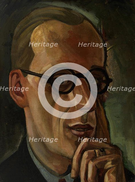 Portrait of the composer Sergei Prokofiev (1891-1953), 1930s. Artist: Sudeykin, Sergei Yurievich (1882-1946)