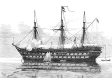 The East African Slave Trade: H.M.S. London - headquarters of the British Squadron..., 1881. Creator: Unknown.