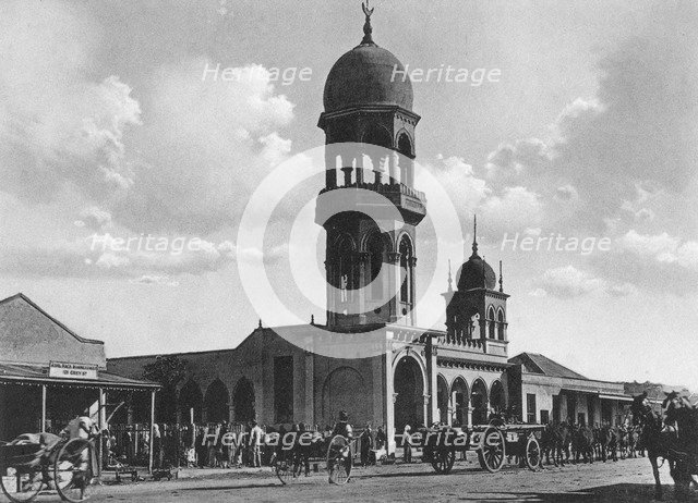 The Indian Mosque, Durban, South Africa. Artist: Unknown