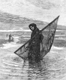 "A Shrimper", by L. Smythe, in the winter exhibition at the French Gallery, Pall-Mall, 1868. Creator: W Thomas.