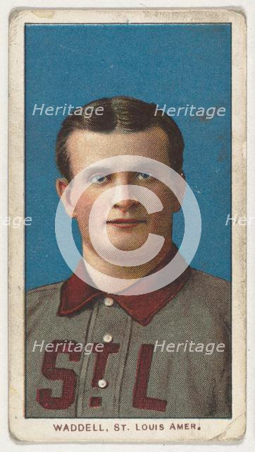 Waddell, St. Louis, American League, from the White Border series (T206) for the Americ..., 1909-11. Creator: American Tobacco Company.