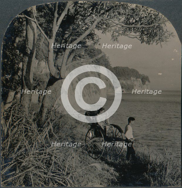 'East over Mississippi Bay, where Perry came (1854), near Yokohama, Japan', 1904 Artist: Unknown.