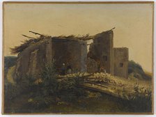 Plaster Kiln in Montmartre, 1834. Creator: Henri Arsene Macaire.