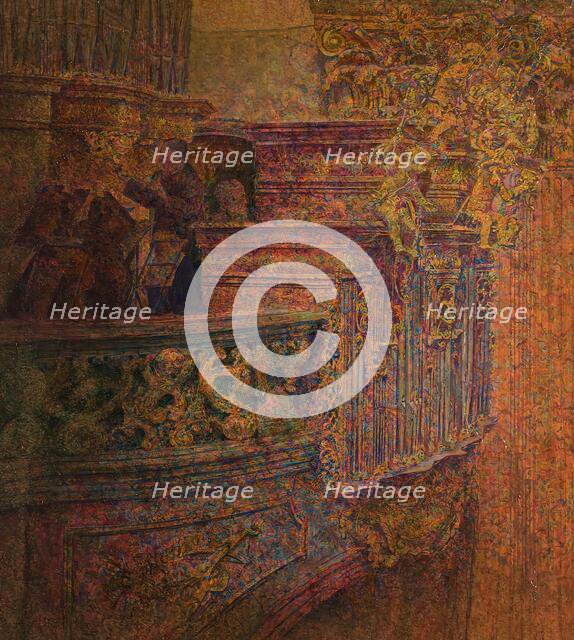 Church in Melk Abbey, c1907. Creator: Leopold Blauensteiner.