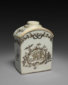 Tea Caddy, c. 1750-1770. Creator: Unknown.