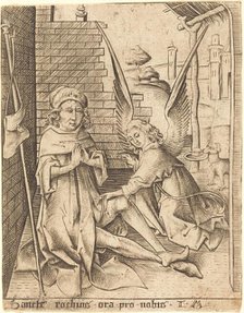 Saint Roch, c. 1490/1500. Creator: Israhel van Meckenem.