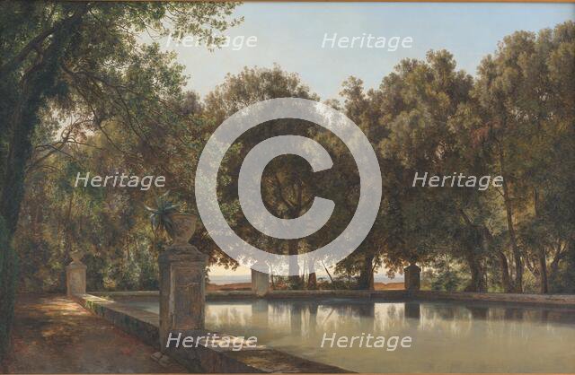 The Gardens of the Villa d'Este, Tivoli, 1899. Creator: Janus Andreas Bartholin la Cour.