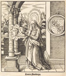 Saint Amelberga, 1516/1518. Creator: Leonhard Beck.