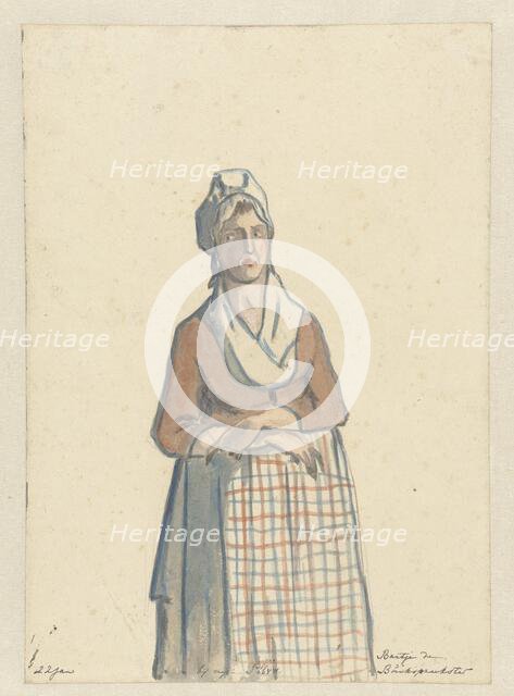 Bartje the Ventriloquist (Diary, January 22), 1805-1808. Creator: Christiaan Andriessen.