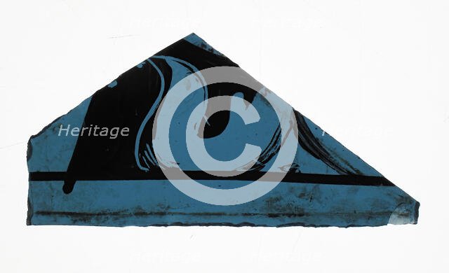 Glass Fragment, French, 13th century. Creator: Unknown.