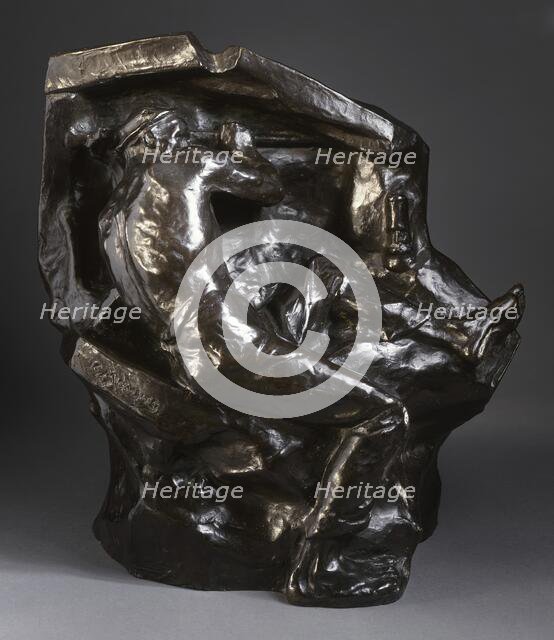 Miner at the Vein, c.1892. Creator: Constantin Emile Meunier.