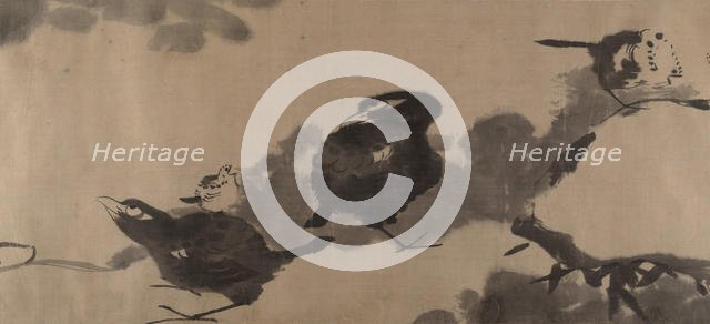 Birds in a lotus pond, ca. 1690. Creator: Bada Shanren.