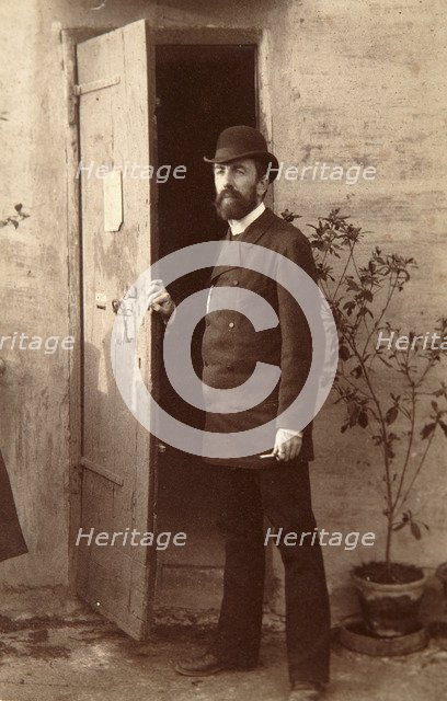 Vasily Polenov, Russian artist, 1884. Artist: Unknown