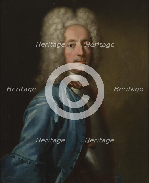 Colonel Henrik Falkenberg af Balby, 1725. Creator: Johan Henrik Scheffel.