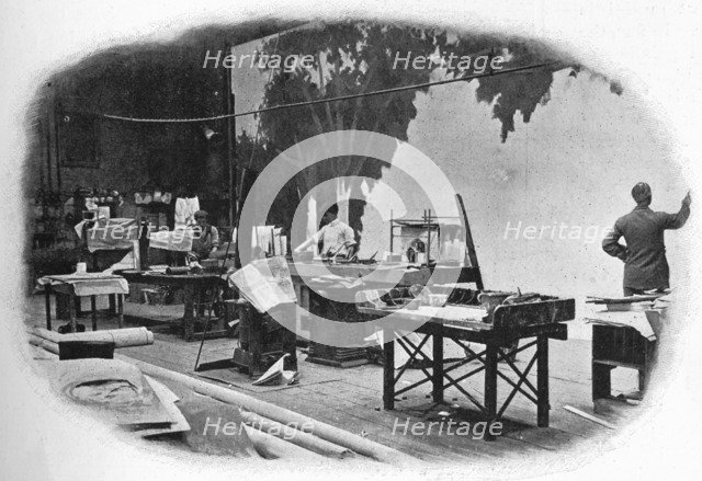 Scene painting, London, c1900 (1901). Artist: Unknown.