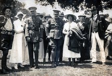 Captain Frank Page MC on his return to Australia, 1918. Creator: Unknown.