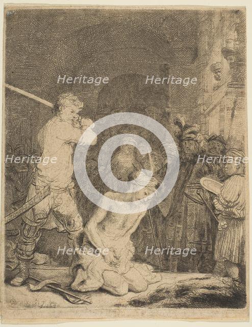 The Beheading of John the Baptist. Creator: Rembrandt Harmensz van Rijn.