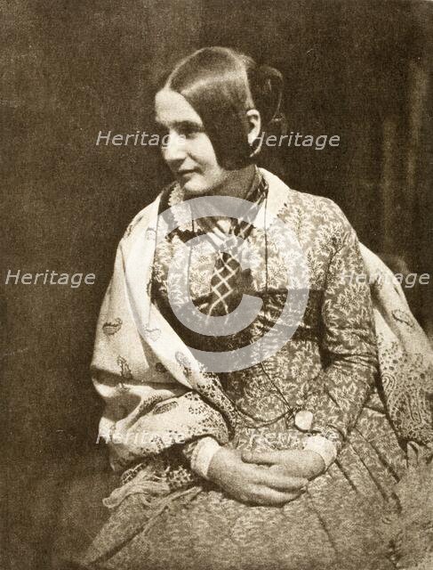 Miss Fillaus, Printed c.1910. Creator: Hill & Adamson.