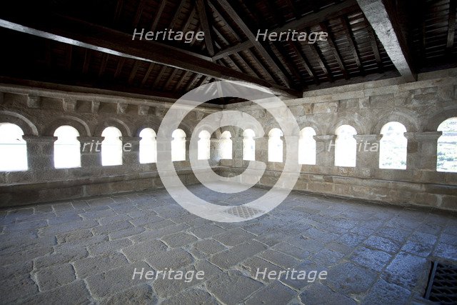Interior, Domus Municipalis, Braganca, Portugal, 2009. Artist: Samuel Magal