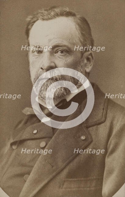 Portrait of Louis Pasteur (1822-1895), c. 1870. Creator: Anonymous.
