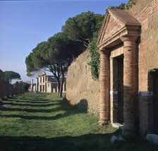 A street in the Roman port of Ostia. Artist: Unknown