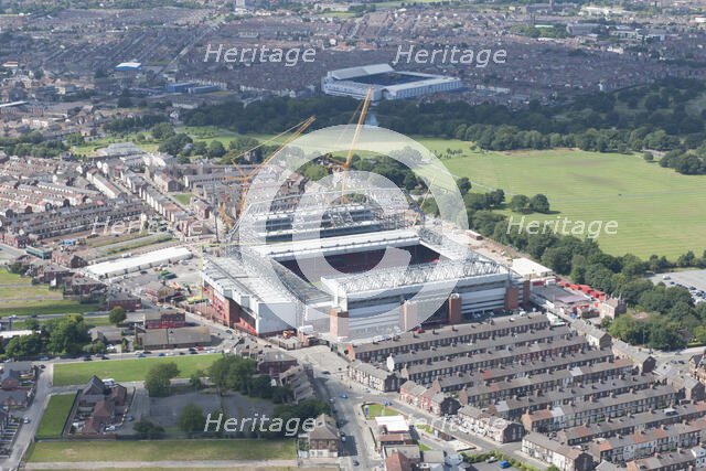Anfield Football Stadium, home to Liverpool Football Club, Liverpool, 2015. Creator: Historic England.