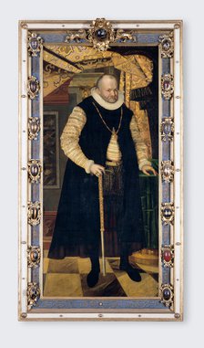 Elector August of Saxony (1526-1586), 1586. Artist: Röder (Rheder), Cyriacus (ca. 1560-1598)