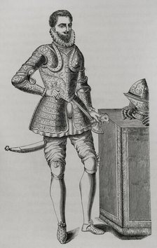 Portrait of the French Prince Francis of France, (1554-1584), Duke of Alençon (1877).  Creator: Unknown.