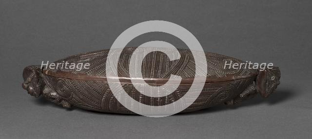 Treasure Box (Wakahuia), 1800s. Creator: Unknown.