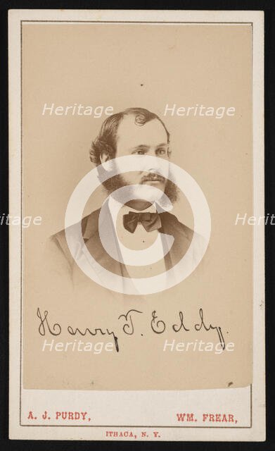 Portrait of Henry Turner Eddy (1844-1921), 1870s. Creator: Purdy & Frear.