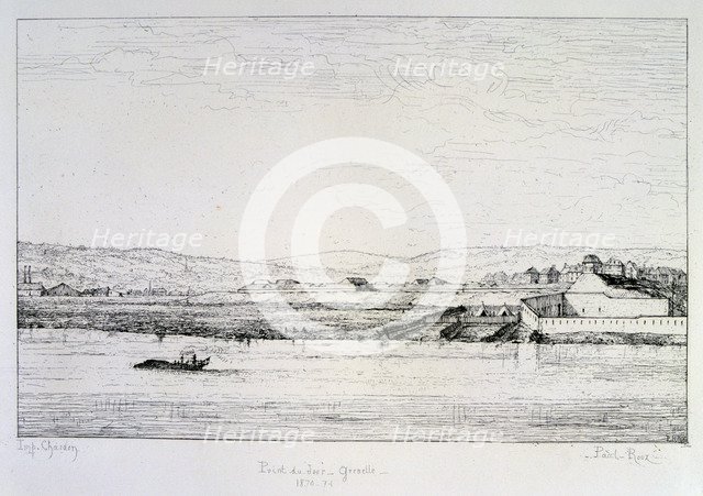 Point du Jour - Grenelle, Siege of Paris, 1870-1871. Artist: Paul Roux