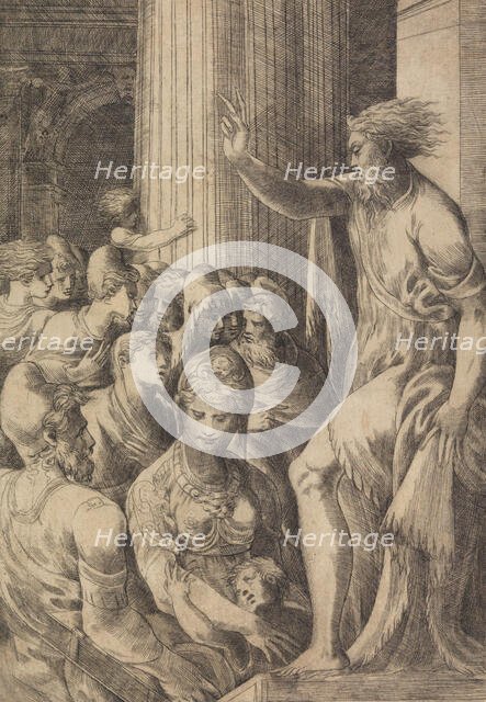 St. Paul Preaching in Athens, ca. 1548-53. Creator: Andrea Schiavone.