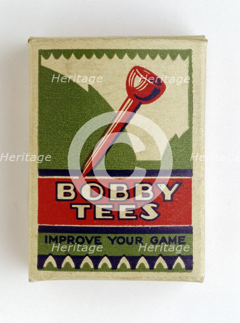 Bobby Jones Golf Tees, c1930s. Artist: Unknown