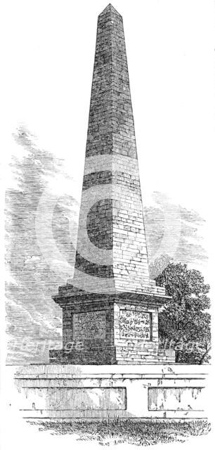 Monument of the Battle of Chillianwalla, 1864. Creator: Unknown.