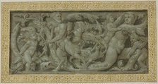 Frieze with Satyr, Nymph, and Putti, 1503/39. Creator: Unknown.