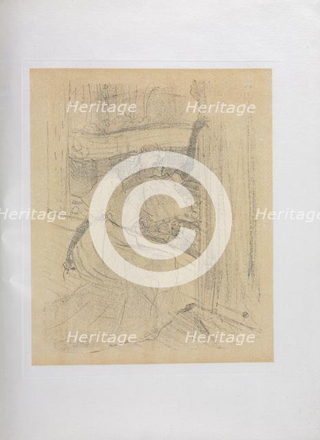 Yvette Guilbert-English Series: Saluant le public, 1898. Creator: Henri de Toulouse-Lautrec (French, 1864-1901).