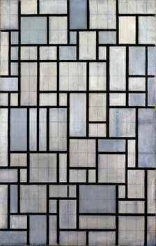 Composition with Grid 2, 1915. Artist: Mondrian, Piet (1872-1944)