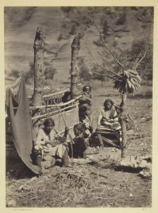 Aboriginal Life Among the Navajoe Indians, Near Old Fort Defiance, N.M., 1873. Creator: Tim O'Sullivan.